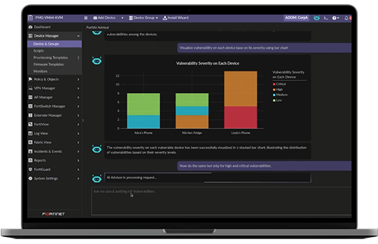 FortiAI for FortiManager