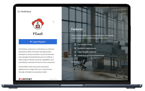 Fortinet FortiGate-as-a-Service (FGaaS)